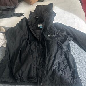 Columbia Black Windbreaker Jacket